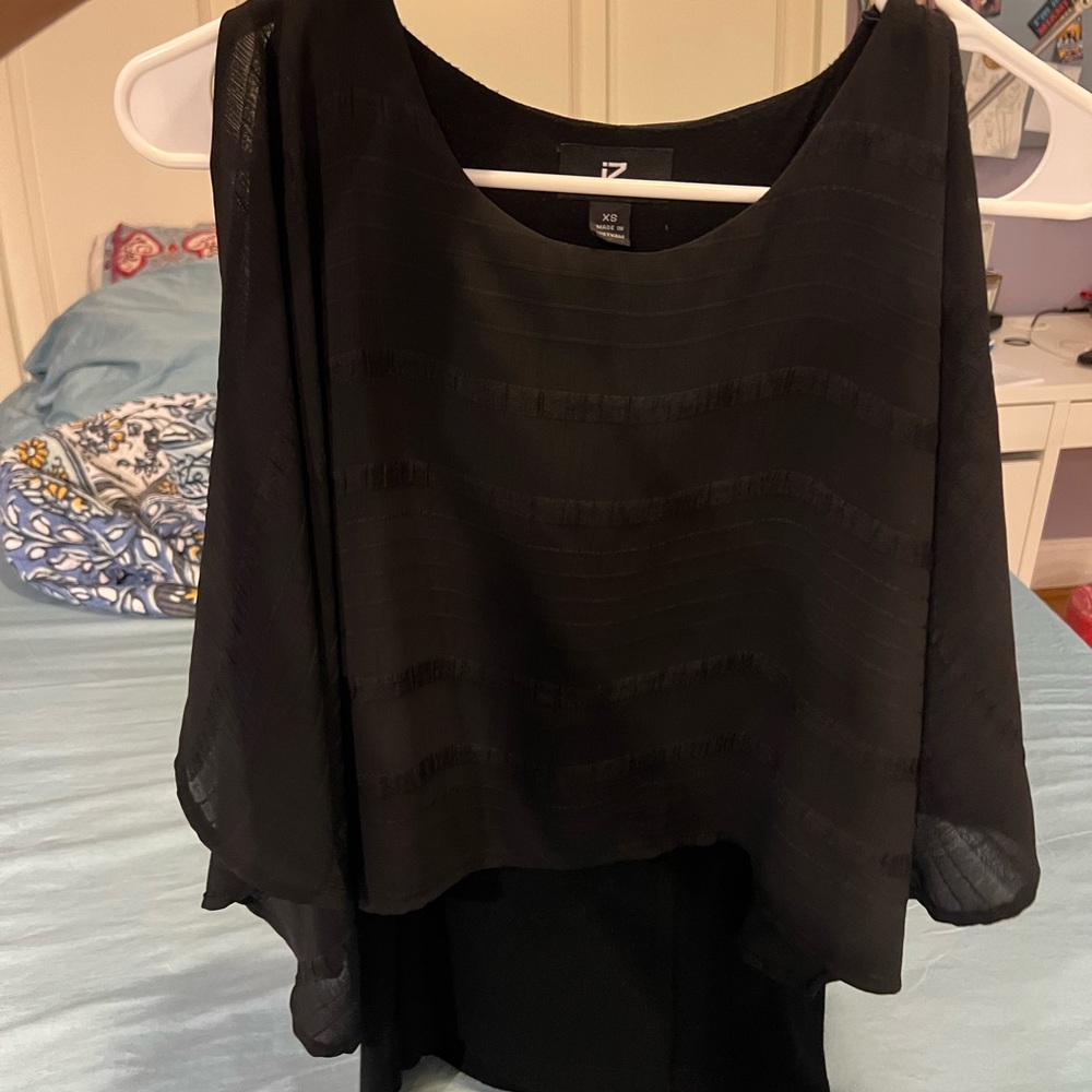 Iz Byer Black Blouse